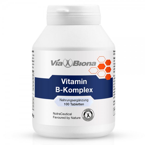 Vitamin B-KOMPLEX Ihr Schutz für Herz und Nerven, alle 10 B-Vitamine, synergistischer Verbund.
