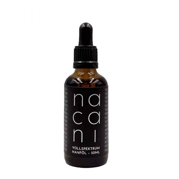 nacani – CBD Öl für Hunde, 50ml, 2.8 % (280 mg – 2.800 mg) – Inhalt: 50 ml