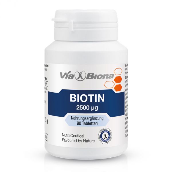 VITAMIN B7 BIOTIN, das Schönheitsvitamin, neu und hochdosiert, fördert das gesunde Wachstum von Haar