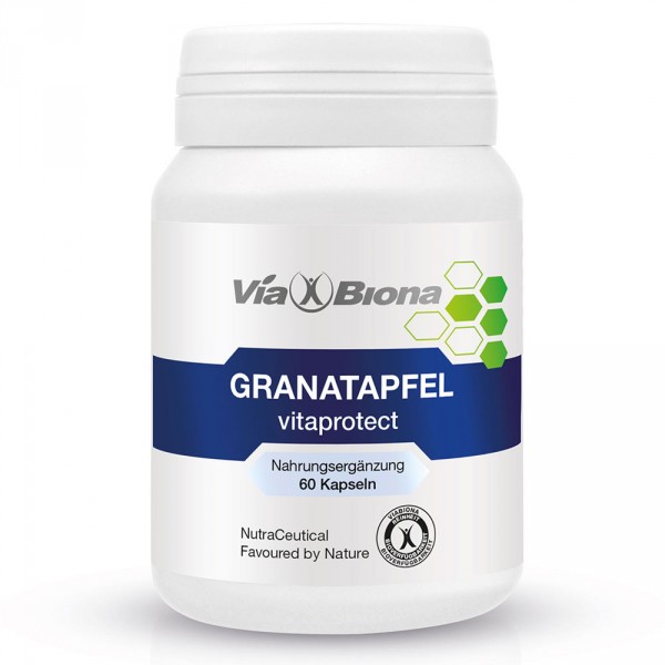 GRANATAPFEL hoch aktiver Extrakt mit über 40 % Ellagsäure Schutz der Zellen natürliche Abwehrkräfte.